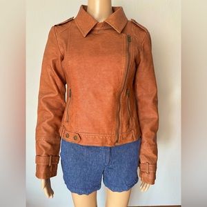 BNCI By Blanc Noir Faux Suede Zip Up Jacket S